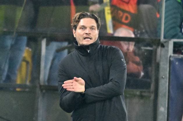 13.12.2023, xsltx, Fussball UEFA Champions League, Borussia Dortmund - Paris St.Germain PSG emspor, v.l. Trainer Edin Terzic (Borussia Dortmund) (DFL DFB REGULATIONS PROHIBIT ANY USE OF PHOTOGRAPHS as IMAGE SEQUENCES and or QUASI-VIDEO) Dortmund