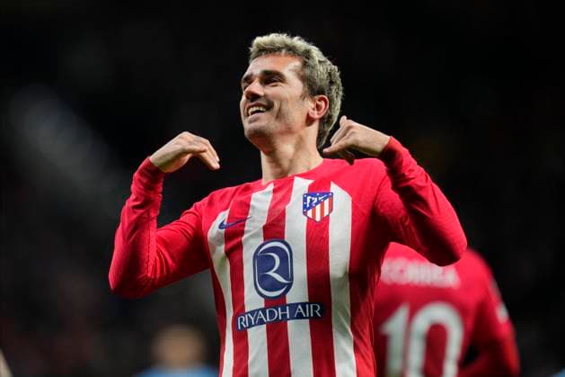 Atletico de Madried vs Lazio Antoine GriezmannÊof Atletico de Madrid celebrates goalÊduring Atletico de Madrid vs Lazio Champions League match on December 13, 2023 at Civitas Metropolitano Stadium in Madrid, Spain. Photo: Senis Cebolla ALFAQUI Madrid Spain EDITORIAL USE ONLY Copyright: xx SenisxCebollax xALFAQUIx 0374416703st