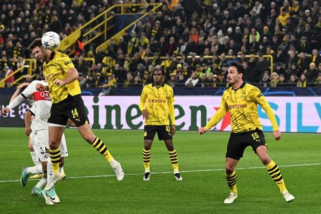 13.12.2023, xsltx, Fussball UEFA Champions League, Borussia Dortmund - Paris St.Germain PSG emspor, v.l. Niclas Füllkrug (Borussia Dortmund) (DFL DFB REGULATIONS PROHIBIT ANY USE OF PHOTOGRAPHS as IMAGE SEQUENCES and or QUASI-VIDEO) Dortmund