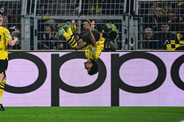 Torjubel zum 1:0 durch Karim Adeyemi 27 (Borussia Dortmund), Borussia Dortmund vs. Paris Saint-Germain, Fussball, Champions League, Gruppenphase, 13.12.2023 Dortmund Nordrhein-Westfalen Deutschland