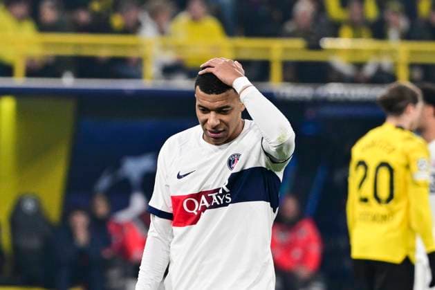 Sport Bilder des Tages Kylian Mbappe 7 (Paris Saint-Germain), Borussia Dortmund vs. Paris Saint-Germain, Fussball, Champions League, Gruppenphase, 13.12.2023 Dortmund Nordrhein-Westfalen Deutschland