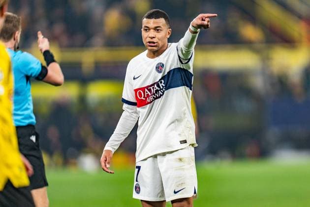 Kylian Mbappe (Paris Saint-Germain, 7) Borussia Dortmund vs. Paris Saint-Germain, Fussball, UEFA Champions League, 6. Spieltag, 13.12.2023 DFL REGULATIONS PROHIBIT ANY OUSE OF PHOTOGRAPHS AS IMAGE SEQUENCES AND OR QUASI-VIDEO Borussia Dortmund vs. Paris Saint-Germain, Fussball, UEFA Champions League, 6. Spieltag, 13.12.2023 Dortmund Copyright: xEibner-Pressefoto BahhoxKarax EP_BVB