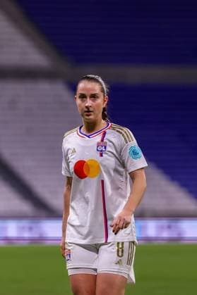 Sara Dabritz (8) from OL portrait during the UEFA Women s Champions League game between Olympique Lyonnais and SK Brann at Groupama Stadium in DÃ cines-Charpieu, France. (Pauline FIGUET SPP) Copyright: xPaulinexFIGUETx xSPPx spp-en-PaFiSp-PF_OLvBRANN-10