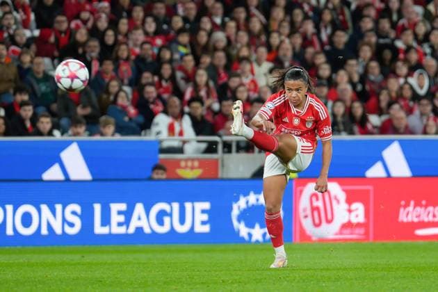 December 13, 2023, Lisbon, Portugal: Marie Alidou of SL Benfica seen in action during the UEFA Women s Champions League Group A football match between SL Benfica and SG Eintracht Frankfurt at Estadio da Luz. Final score; SL Benfica 1:0 SG Eintracht Frankfurt. Lisbon Portugal - ZUMAs197 20231213_aaa_s197_146 Copyright: xBrunoxdexCarvalhox