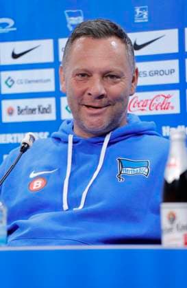 Deutschland, Berlin, Sportpark, GER, 2.FBL, Hertha BSC, Saison 2023 24, Pressekonferenz vor dem Heimspiel gegen den VfL Osnabrück, Foto:Cheftrainer Pál Dárdai
