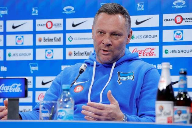 Deutschland, Berlin, Sportpark, GER, 2.FBL, Hertha BSC, Saison 2023 24, Pressekonferenz vor dem Heimspiel gegen den VfL Osnabrück, Foto:Cheftrainer Pál Dárdai