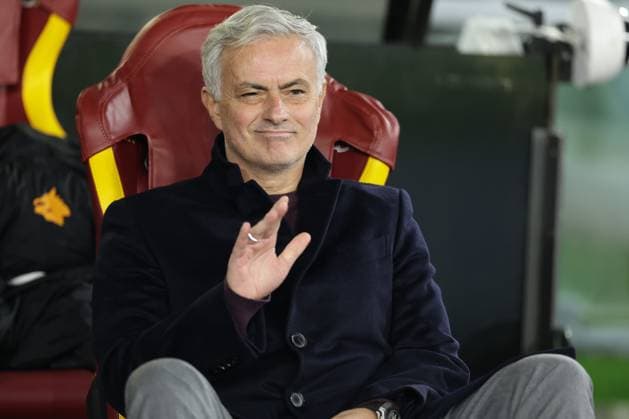 UEFA Europa League Group G AS Roma vs Sheriff Tiraspol Roma™s Portuguese coach Jose Mourinho during UEFA Europa League Group G match between AS Roma vs Sheriff Tiraspol at Olimpico stadium on December 14, 2023 in Rome, Italy. ABPH8573 Copyright: xAntonioxBalascox