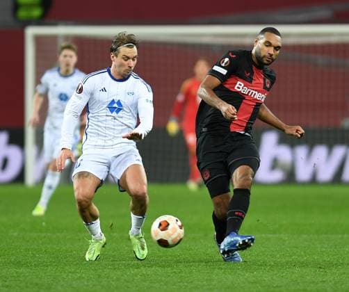 14.12.2023, Leverkusen, Germany, BayARENA, Bayer Leverkusen vs Molde FK - UEFA Europa League 2023 2024 - Group H, Jonathan Tah (Bayer 04 Leverkusen) in Aktion, am Ball, Einzelaktion (Foto Ralf Treese) Leverkusen BayARENA North Rhine-Westphalia Germany