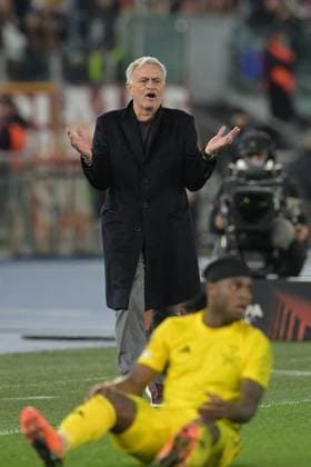 IPP20231214 Football - soccer: UEFA Europa League 2023 2024, A.S. Roma - FC Sheriff Tiraspol, Jose Mourinho allenatore della Roma (Verwendung nur in Deutschland - GERMANY ONLY) *** IPP20231214 Football soccer UEFA Europa League 2023 2024, A S Roma FC Sheriff Tiraspol, Jose Mourinho allenatore della Roma Use only in Germany GERMANY ONLY 