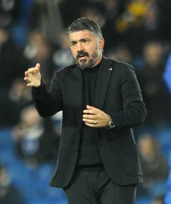Football - 2023 2024 UEFA Europa League - Group B - Match day Six Six - Brighton & Hove Albion vs Marseille - Amex Stadium - Thursday 14th December 2023. Marseille manager, Gennaro Gattuso 