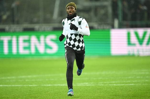 GER, 1. FBL, Borussia Moenchengladbach vs SV Werder Bremen 15.12.2023, Stadion im Borussia-Park, Moenchengladbach, GER, 1. FBL, Borussia Moenchengladbach vs SV Werder Bremen im Bild picture shows Spielende. Endstand 2:2 Naby Keita (Werder Bremen 18)