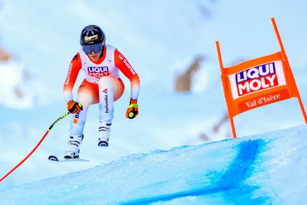 Bilder des Jahres 2023, Sport 12 Dezember Sport Themen der Woche KW50 ALPINE SKIING - FIS WC Val d Isere VAL D ISERE,FRANCE,16.DEC.23 - ALPINE SKIING - FIS World Cup, downhill, ladies. Image shows Lara Gut-Behrami (SUI).  GEPAxpictures xMarioxBuehner