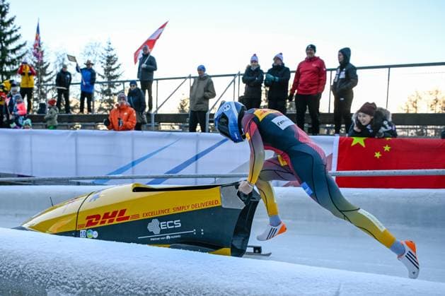 Sport Themen der Woche KW50 BOBSLEIGH - IBSF WC Innsbruck-Igls INNSBRUCK,AUSTRIA,16.DEC.23 - BOBSLEIGH - IBSF World Cup, monobob, ladies. Image shows Lisa Buckwitz (GER).  GEPAxpictures xDanielxSchoenherr