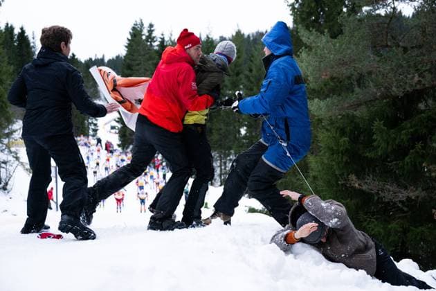 Sport Themen der Woche KW50 231216 Protestors interrupt the the Men s Cross Country Skiing 20 km mass start free technique during the FIS Cross-Country World Cup on December 16, 2023 in Trondheim. Photo: Marius Simensen BILDBYRAN COP 238 MM0025 skidor cross-country skiing langrenn fis world cup trondheim mens 20 km mass start bbeng publik *** 231216 Protestors interrupt the the Men s Cross Country Skiing 20 km mass start free technique during the FIS Cross Country World Cup on December 16, 2023 in Trondheim Photo Marius Simensen BILDBYRAN COP 238 MM0025 skidor cross country skiing langrenn fis world cup trondheim mens 20 km mass start bbeng publik  Copyright: MARIUSxSIMENSEN BB231216BB396