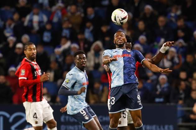 Josue Casimir (Le Havre) FOOTBALL : Le Havre Vs Nice - Ligue 1 Uber Eats - 16 12 2023 MichaelBaucher Panoramic 