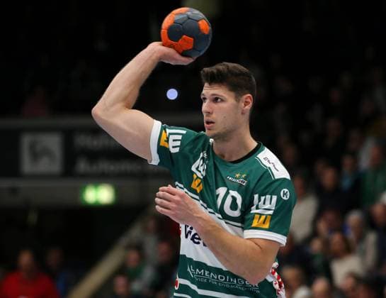 BAU 16.12.2023 Göppingen Handball Frisch AuF Göppingen vs. SG Flensburg-Handewitt, Sebastian Heymann (Göppingen)