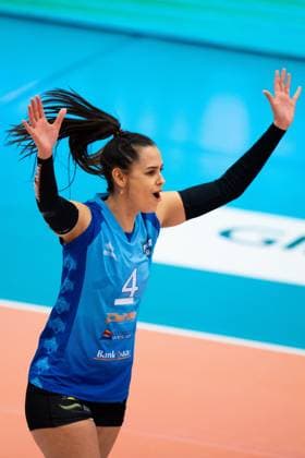 2. Bundesliga Frauen Pro: Schwarz-Weiss Erfurt vs. SSC Freisen; Erfurt; 16.12.2023 Doreen Werth ( 4; SSC Freisen) 2. Bundesliga Frauen Pro: Schwarz-Weiss Erfurt vs. SSC Freisen; Riethsporthalle Erfurt; 16.12.2023 Copyright: xBEAUTIFULxSPORTS Duehringx