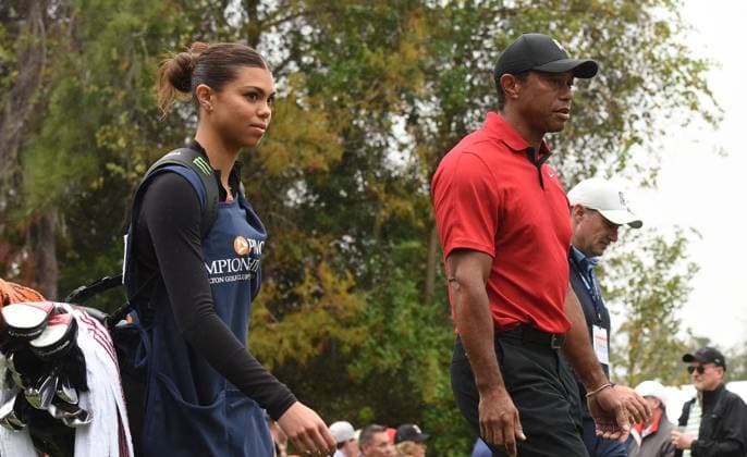 Final Round of PNC Championship in Orlando, Florida, US - 17 Dec 2023 Tiger Woods and his daughter, Sam Woods, walk on the first hole during the final round of the PNC Championship at the Ritz-Carlton Golf Club in Orlando, Florida. Orlando United States Copyright: xPaulxHennessyx xSOPAxImagesx 12172023_PHH_PNC_10