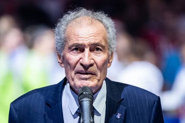 231217 Dr. Hassan Moustafa, president of the IHF, during the prize ceremony after the IHF Women?s World Championship, WM, Weltmeisterschaft handball final between France and Norway on December 17, 2023 in Herning. Photo: Petter Arvidson BILDBYRAN kod PA PA0717 handball handboll handball bbeng vm handball-vm handbolls-vm ihf handball world championship world handball championship 2023 world championship 2023 frankrike norway norge france dam final Copyright: PETTERxARVIDSON BB231217PA468