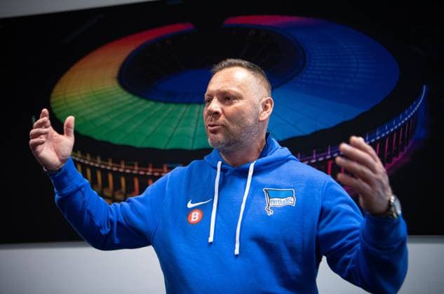 Fussball, Herren, Saison 2023 24, 2. Bundesliga, Hertha BSC, Training, Medienrunde mit Trainer Pal Dardai (Hertha BSC), 18.12. 2023,