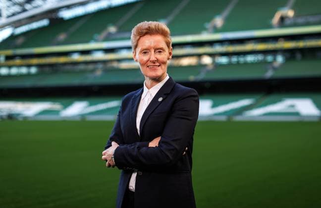 Sport Themen der Woche KW51 Sport Bilder des Tages FAI Appoint Eileen Gleeson as Head Coach of the Republic of Ireland WNT, Aviva Stadium, Dublin 19 12 2023 Head Coach Eileen Gleeson Eileen Gleeson 19 12 2023  Copyright: x INPHO RyanxByrnex RB1_6840-CR3