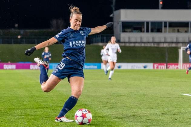 December 20, 2023, Madrid, Madrid, Spain: LigaF Women s Champions Soccer Match - Real Madrid 0 - Paris FC 1 (12 20 2023)..Shot of the Paris FC player, 19 THo°A GREBOVAL Madrid Spain - ZUMAc312 20231220_zsp_c312_003 Copyright: xOscarxManuelxSanchezx