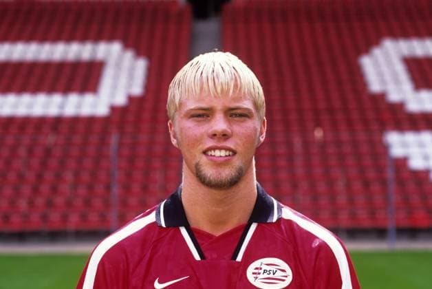 Eidur Gudjohnsen during the team presentation of PSV in 1996 in Eindhoven, The Netherlands xVIxANPx xVIxArchivexIVx 101840984 originalFilename: ANP-101840984.jpg