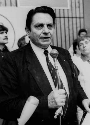 DHB-Präsident Bernhard Thiele Portrait 06.05.1984. *** DHB President Bernhard Thiele Portrait 06 05 1984 HM