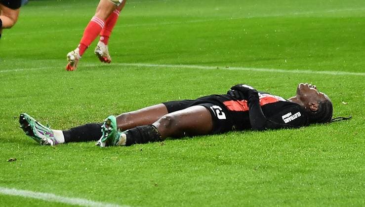 21.12.2023, xhbx, Fussball Champions League Frauen, Eintracht Frankfurt Frauen - SL Benfica Lissabon emspor, v.l. Nicole Anyomi (Eintracht Frankfurt Damen) (DFL DFB REGULATIONS PROHIBIT ANY USE OF PHOTOGRAPHS as IMAGE SEQUENCES and or QUASI-VIDEO) Frankfurt am Main