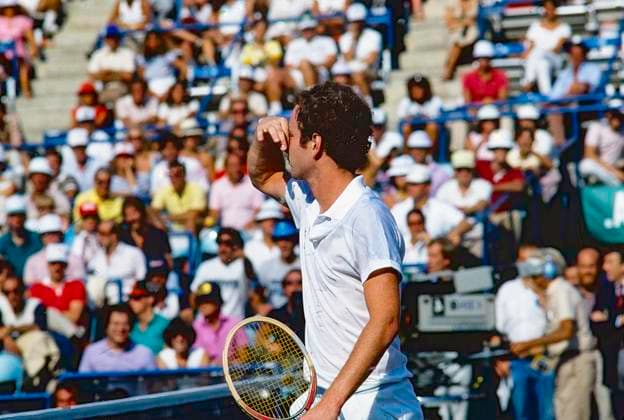 RECORD DATE NOT STATED Tennis John McEnroe John McEnroe (USA) competing at the 1982 US Open Tennis. New York USTA Billie Jean King National T NY United States Copyright: xPaulxJ.xSutton DUOMO PCNx TN0301 406475