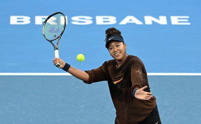 Sport Bilder des Tages TENNIS BRISBANE INTERNATIONAL PRACTICE, Naomi Osaka of Japan in action during a practice session ahead of the Brisbane International tennis tournament at Queensland Tennis Centre n Brisbane, Wednesday, December 27, 2023. ( NO ARCHIVING, EDITORIAL USE ONLY, NO USE IN BOOKS WITHOUT CONSENT BRISBANE QLD AUSTRALIA  Copyright: xDARRENxENGLANDx 20231227001882328554
