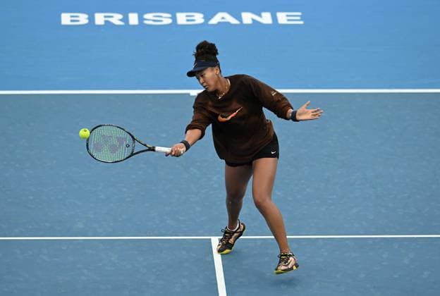 TENNIS BRISBANE INTERNATIONAL PRACTICE, Naomi Osaka of Japan in action during a practice session ahead of the Brisbane International tennis tournament at Queensland Tennis Centre n Brisbane, Wednesday, December 27, 2023. ( NO ARCHIVING, EDITORIAL USE ONLY, NO USE IN BOOKS WITHOUT CONSENT BRISBANE QLD AUSTRALIA  Copyright: xDARRENxENGLANDx 20231227001882328741