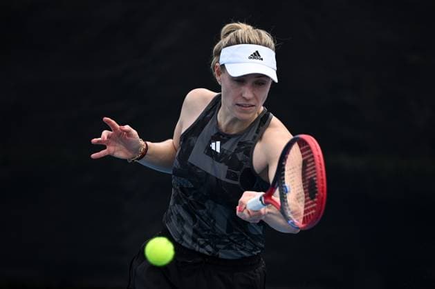 TENNIS UNITED CUP PRACTICE SYDNEY, Agelique Kerber of Germany during a practice session ahead of the 2024 United Cup tennis tournament, at Sydney Olympic Park Tennis Centre in Sydney, Wednesday, December 27, 2023. ( NO ARCHIVING, EDITORIAL USE ONLY, NO USE IN BOOKS WITHOUT CONSENT SYDNEY NSW AUSTRALIA  Copyright: xDANxHIMBRECHTSx 20231227001882334418