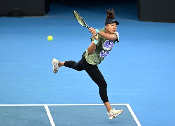 TENNIS BRISBANE INTERNATIONAL PREVIEW, Naomi Osaka of Japan in action during a practice session ahead of the Brisbane International at the Queensland Tennis Centre in Brisbane, Saturday, December 30, 2023.( NO ARCHIVING, EDITORIAL USE ONLY, NO USE IN BOOKS WITHOUT CONSENT BRISBANE QLD AUSTRALIA  Copyright: xDARRENxENGLANDx 20231230001883144542