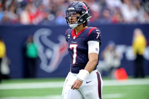 December 31, 2023, Houston, Texas, U.S: Houston Texans quarterback C.J. Stroud (7) during the game between the Houston Texans and the Tennessee Titans at NRG Stadium in Houston, TX on December 31, 2023. Houston U.S. - ZUMAw137 20231231_aap_w137_119 Copyright: xErikxWilliamsx