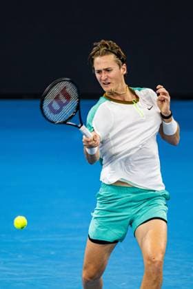 Yannick Hanfmann defeats Sebastian Korda in the round of 32 at Brisbane international 2nd January 2024 Brisbane International Tennis Tournament, Day Three, Queensland Tennis Centre, Brisbane, Australia - 02 Jan 2024  Copyright: xBenxSymons Shutterstockx 14279942ae