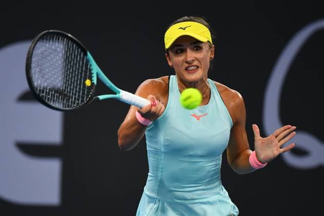 TENNIS BRISBANE INTERNATIONAL, Arina Rodionova in action against Sofia Kenin during their match on Day 3 of the 2024 Brisbane International at the Queensland Tennis Centre in Brisbane, Tuesday, January 2, 2024. ( NO ARCHIVING, EDITORIAL USE ONLY, NO USE IN BOOKS WITHOUT CONSENT BRISBANE QUEENSLAND AUSTRALIA  Copyright: xJONOxSEARLEx 20240102001884143239