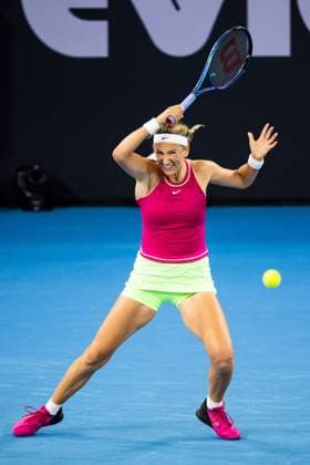 Victoria Azarenka defeats Anna Kalinskayaat Brisbane international 2nd January 2024 Brisbane International Tennis Tournament, Day Three, Queensland Tennis Centre, Brisbane, Australia - 02 Jan 2024  Copyright: xBenxSymons Shutterstockx 14279942fr