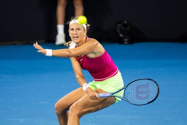 Victoria Azarenka defeats Anna Kalinskayaat Brisbane international 2nd January 2024 Brisbane International Tennis Tournament, Day Three, Queensland Tennis Centre, Brisbane, Australia - 02 Jan 2024  Copyright: xBenxSymons Shutterstockx 14279942gd