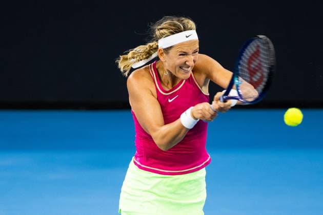Victoria Azarenka defeats Anna Kalinskayaat Brisbane international 2nd January 2024 Brisbane International Tennis Tournament, Day Three, Queensland Tennis Centre, Brisbane, Australia - 02 Jan 2024  Copyright: xBenxSymons Shutterstockx 14279942fs