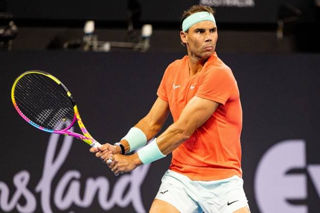 Rafael Nadal Brisbane International Tennis Tournament, Day Three, Queensland Tennis Centre, Brisbane, Australia - 02 Jan 2024  Copyright: xBenxSymons Shutterstockx 14279942ik