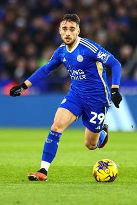 Leicester City FC v Huddersfield Town FC Yunus Akgün of Leicester City during the Leicester City FC v Huddersfield Town FC sky bet EFL Championship match at the King Power Stadium, Leicester, England, United Kingdom on 1 January 2024 Editorial use only. All images are copyright Every Second Media Limited. No images may be reproduced without prior permission. All rights reserved. Premier League and Football League images are subject to licensing agreements with Football DataCo Limited. see https: www.football-dataco.com Copyright: xIMAGO EveryxSecondxMediax ESM-0881-0186