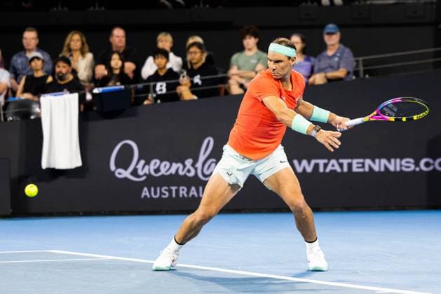 RAFA NADAL ROUND OF 32 Brisbane international 2nd January 2024 Brisbane International Tennis Tournament, Day Three, Queensland Tennis Centre, Brisbane, Australia - 02 Jan 2024  Copyright: xBenxSymons Shutterstockx 14279942iz