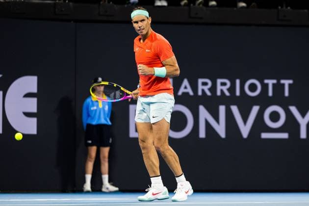 RAFA NADAL ROUND OF 32 Brisbane international 2nd January 2024 Brisbane International Tennis Tournament, Day Three, Queensland Tennis Centre, Brisbane, Australia - 02 Jan 2024  Copyright: xBenxSymons Shutterstockx 14279942jq