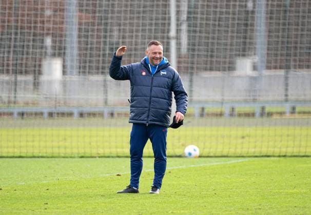 Fussball, Herren, Saison 2023 24, 2. Bundesliga, Hertha BSC, Training, Trainer Pal Dardai (Hertha BSC), 03.01. 2024,