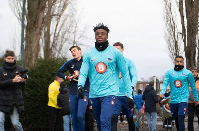 Fussball, Herren, Saison 2023 24, 2. Bundesliga, Hertha BSC, Training, Anderson Lucoqui (Hertha BSC), 03.01. 2024,