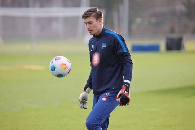 Deutschland, Berlin, Sportpark, GER, 2.FBL, Hertha BSC, Saison 2023 24, Training, Foto:Robert Kwasigroch