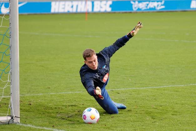 Deutschland, Berlin, Sportpark, GER, 2.FBL, Hertha BSC, Saison 2023 24, Training, Foto:Tjark Ernst