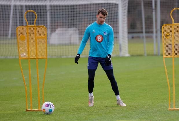 Deutschland, Berlin, Sportpark, GER, 2.FBL, Hertha BSC, Saison 2023 24, Training, Foto:Pascal Klemens