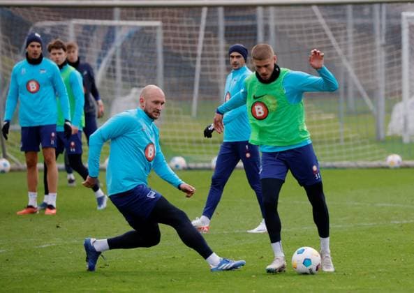 Deutschland, Berlin, Sportpark, GER, 2.FBL, Hertha BSC, Saison 2023 24, Training, Foto:Toni Leistner, Márton Dárdai